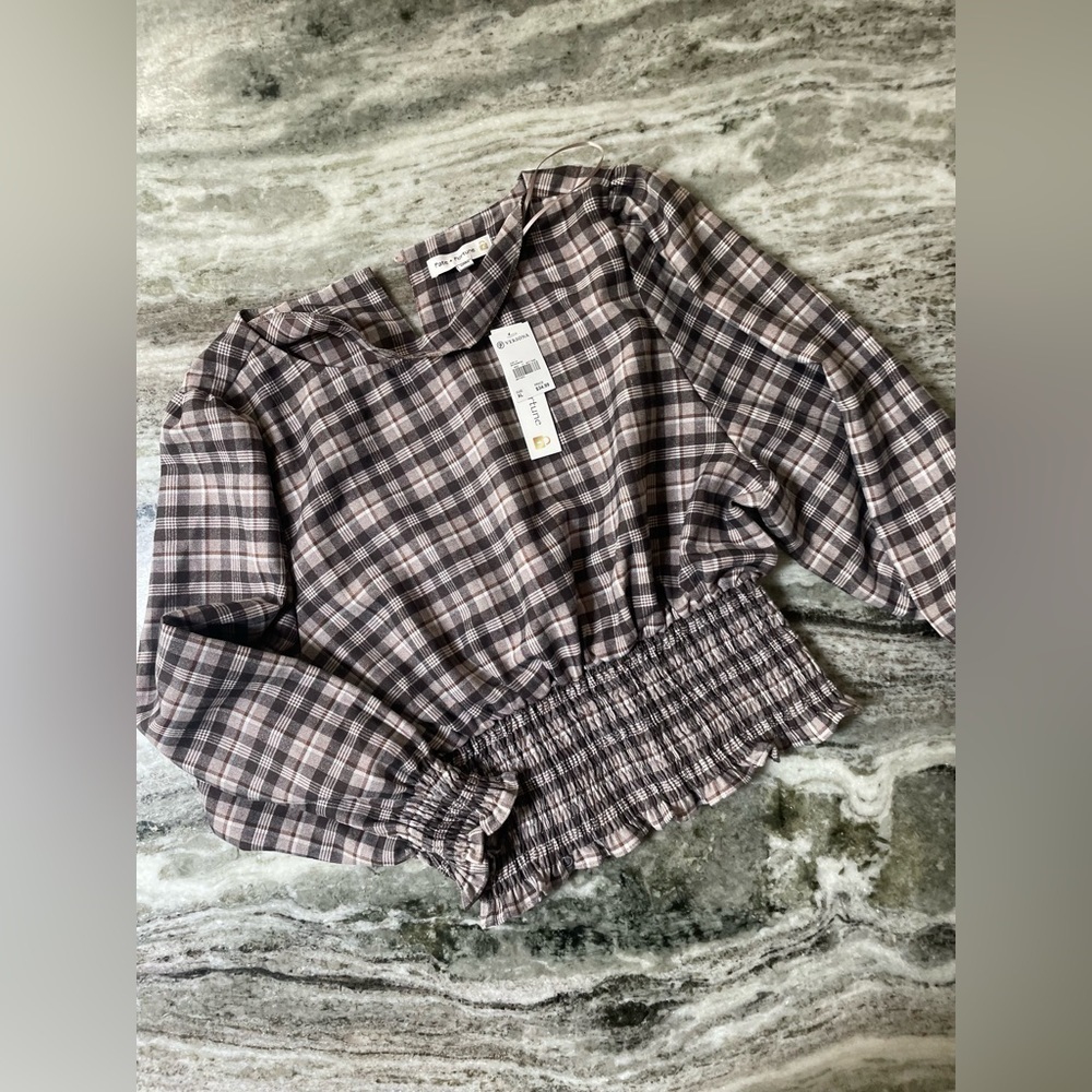 NWT Fate+Fortune Flannel Top